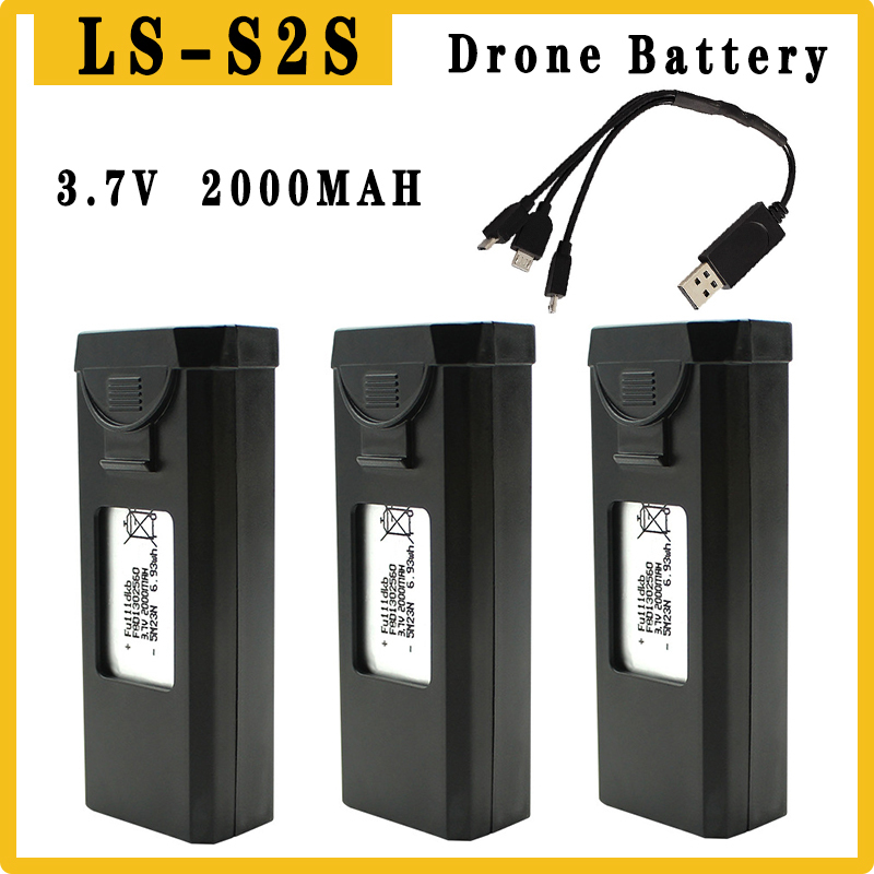 Drone Charger - Original S2S Drones Battery 3.7V 2000mAh