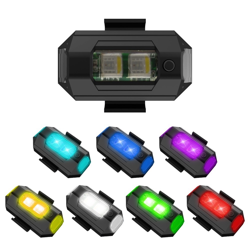 1PC 7 Color Mini USB Charging  - đánh giá và giá Drone Led Light